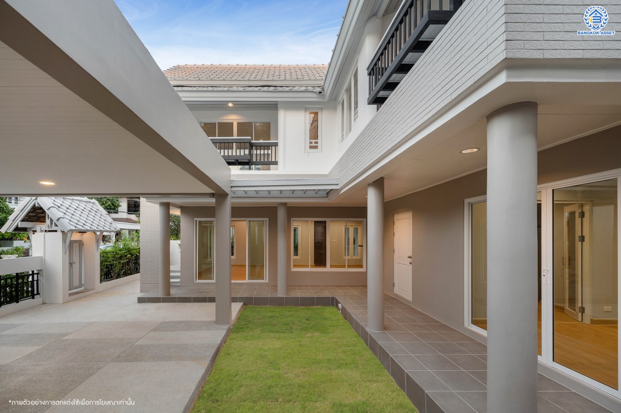 บ้านมือสองตกแต่งใหม่ โครงการ โนเบิลวานา ปิ่นเกล้า1 บ้านเดี่ยวหลังใหญ่ เนื้อที่ 65.6 ตร.ว. พื้นที่ใช้สอย 206.4 ตร.ม. ฟังก์ชัน 3 ห้องนอน 3 ห้องน้ำ 2 ห้องอเนกประสงค์  1 ห้องแม่บ้าน จอดรถได้ 2 คัน บนสุดยอดทำเลเดินทางสะดวก หน้าโครงการติดถนนใหญ่บรมราชชนนี ใกล้ทางคู่ขนานลอยฟ้าบรมราชชนนี ม.มหิดล เซ็นทรัลศาลายา และรายล้อมด้วยสิ่งอำนวยความสะดวกครบ...